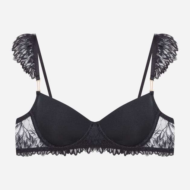 Biustonosz damski z fiszbinami Push-up Esotiq 41792-99X 70C Czarny (5903972295250) - obraz 5