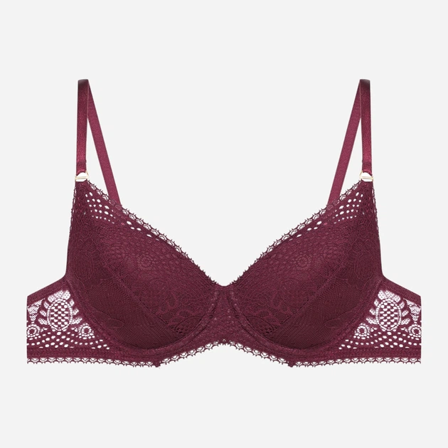 Biustonosz damski z fiszbinami Push-up Esotiq 41855-49X 80B Fioletowy (5903972292723) - obraz 4