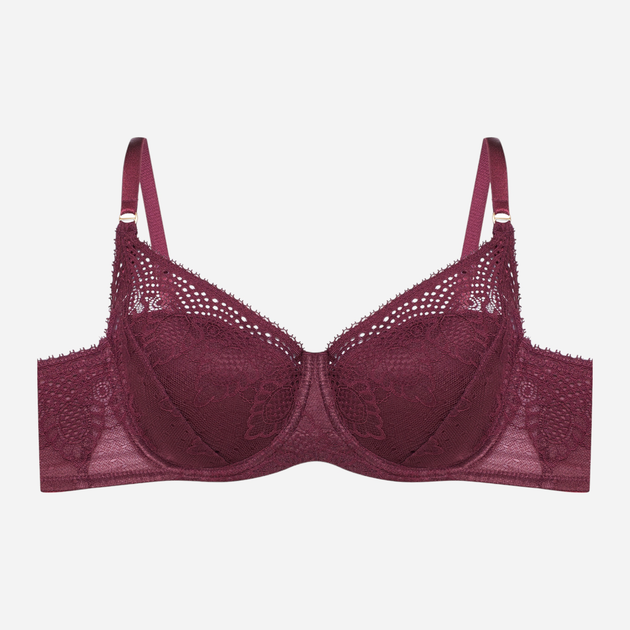 Бюстгальтер Push-up з кісточками мереживний Esotiq 41856-49X 75E Фіолетовий (5903972292914) - зображення 4