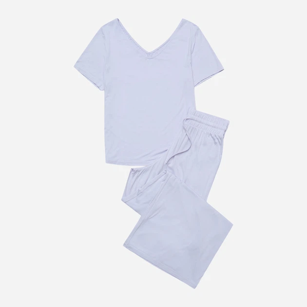 Piżama damska z długimi spodniami i krótkim rękawem Esotiq 42062-09X M Szara (5903972317228) - obraz 6