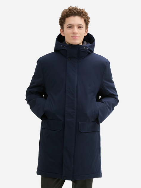 Kurtka parka męska zimowa Tom Tailor 1043834 XL Granatowa (4068127359612) - obraz 1