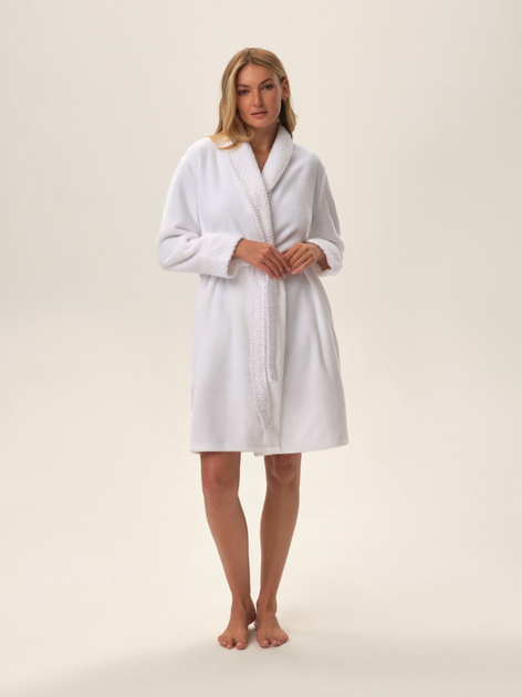 Szlafrok damski Esotiq 42097-00X L/XL Biały (5903972318638) - obraz 3