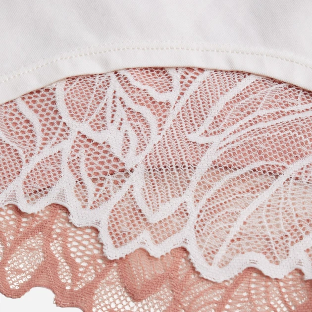 Zestaw damskich majtek typu brazyliany 2 szt Esotiq 42158-K002 M Beżowy/Biały (5903972343296) - obraz 6