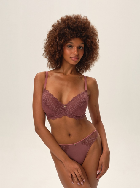 Biustonosz damski z fiszbinami Push-up Esotiq 42182-34X 85E Fioletowy (5903972327081) - obraz 3