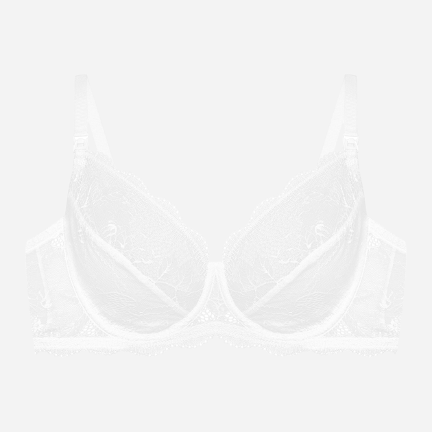 Biustonosz damski do karmienia piersią z fiszbinami koronkowy Esotiq 42223-01X 75E Biały (5903972355848) - obraz 5