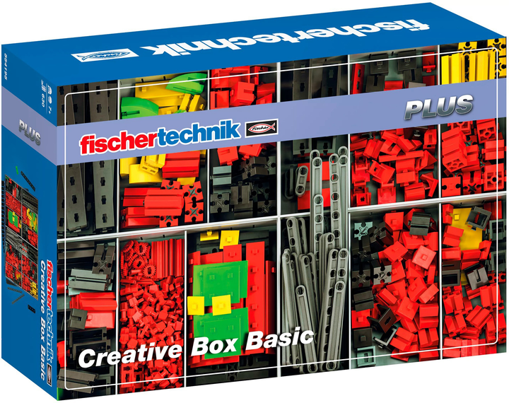 Конструктор Fischertechnik Plus Creative Box Basic 630 деталей (4048962390490) - зображення 1