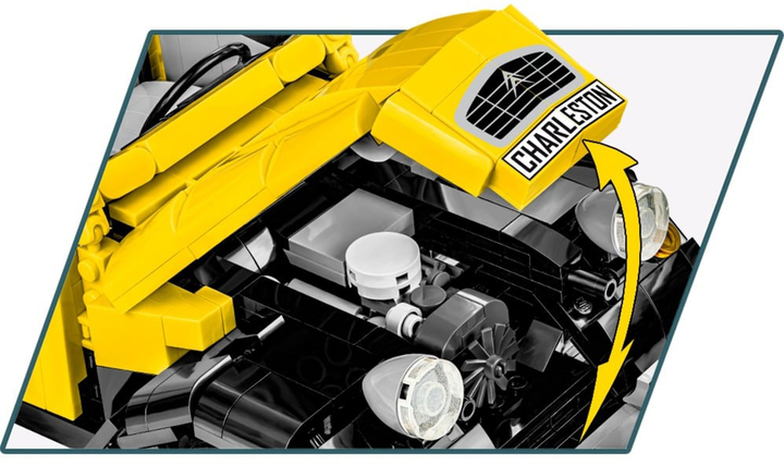 Klocki konstrukcyjne Cobi Citroen 2CV Charleston 1465 elementów (5902251243418) - obraz 5