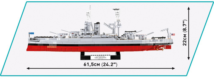 Klocki konstrukcyjne Cobi USS Arizona BB-39 2046 elementów (5902251048433) - obraz 9