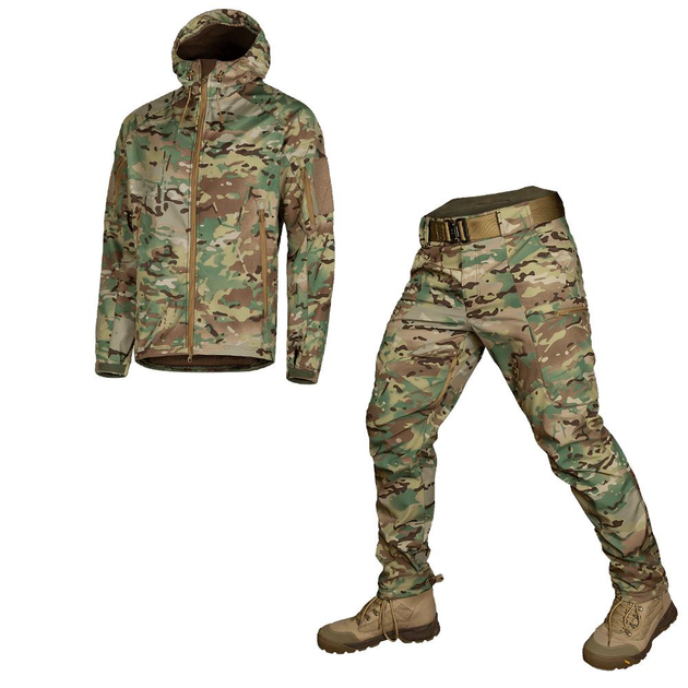 Тактический CamoTec костюм Stalker 2.0 SoftShell Multicam мультикам L - изображение 1