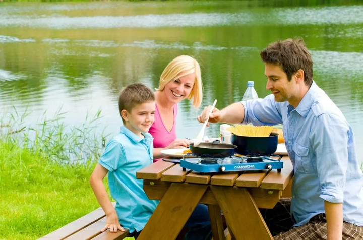 Плита туристична Campingaz Base Camp двоконфорочна газова 3200 Вт 052-L0000-20000036709-911 (3138522117214) - зображення 3