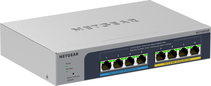 Przełącznik Netgear MS108TUP (MS108TUP-100EUS) - obraz 3