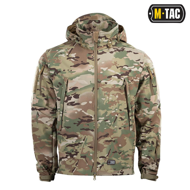 Тактична M-Tac куртка Soft Shell Multicam мультикам L - зображення 2