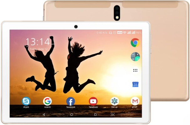 Планшет 10.1" Full HD AOYODKG A22 4/64Gb 4G 2-SIM 8 ядер Android 10 8000 mAh Золотистий Б/В - зображення 3