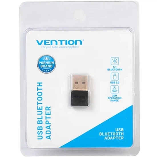 Bluetooth адаптер Vention BT5.1 USB Apt-X RTL CD Black (NAFB0) - изображение 4