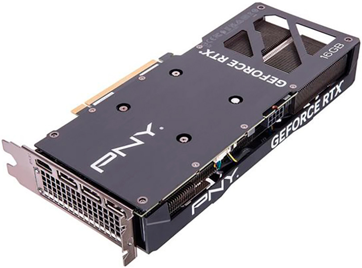 Karta graficzna PNY PCI-Ex GeForce RTX 4060 Ti VERTO Dual Fan 16GB GDDR6 (128bit) (1 x HDMI, 3 x DisplayPort) (VCG4060T16DFXPB1) - obraz 5