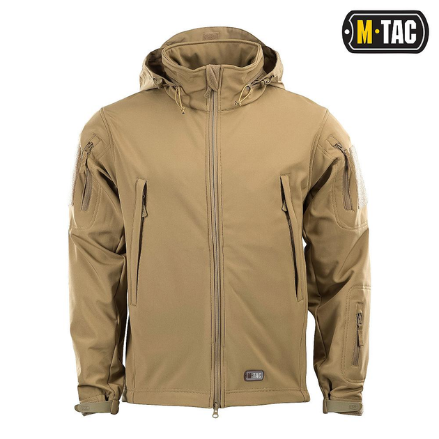 Тактическая M-Tac куртка Soft Shell Tan хаки S - изображение 2