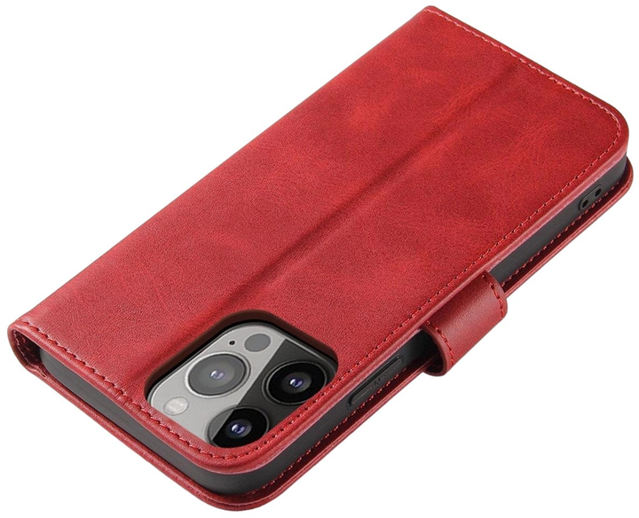 Чохол-книжка Hurtel Magnet Case для iPhone 15 Plus Red (9145576279236) - зображення 4