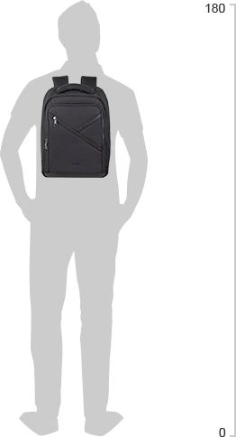 Plecak na laptop RIVACASE Clark 8126 15" Black - obraz 18