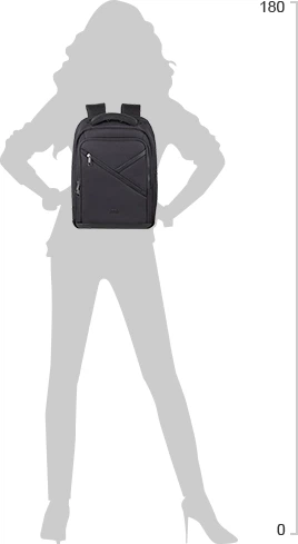 Plecak na laptop RIVACASE Clark 8126 15" Black - obraz 19