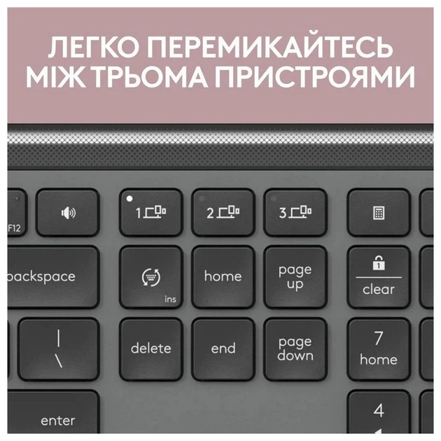 Клавіатура Logitech Signature Slim K950 US Graphite USB (920-012465) - зображення 10