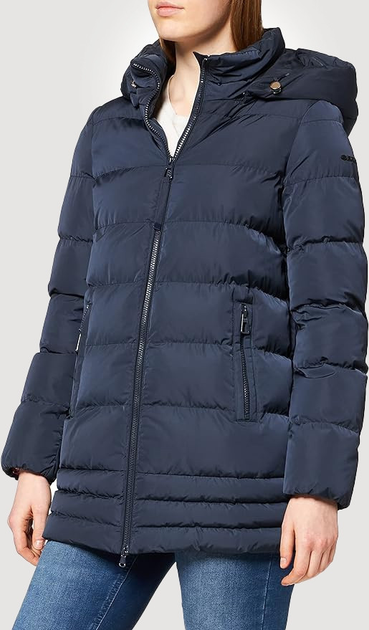 Подовжена зимова куртка Geox Respira W1428K-F4491 темно-синя XL від ...