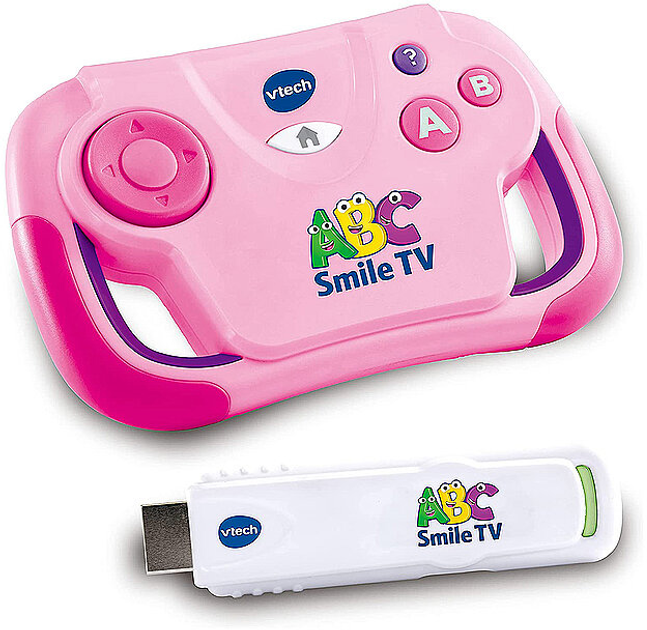 Телевізор Vtech Ready Set School ABC Smile Рожевий (3417766132543) - зображення 1