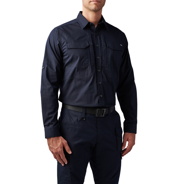 Сорочка тактична 5.11 Tactical® ABR™ Pro Long Sleeve Shirt 2XL Dark Navy - зображення 2