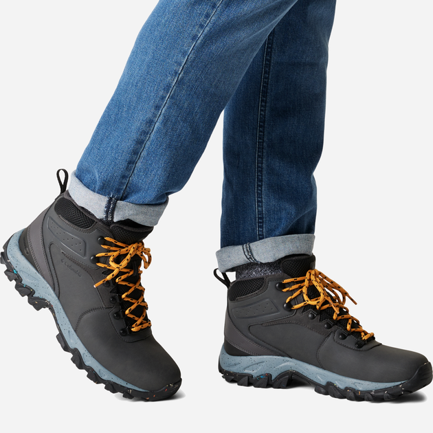 Buty trekkingowe męskie Columbia Newton Ridge WP Omni-Heat II 2056191089 41 (8US) Ciemnoszare (195979730840) - obraz 2