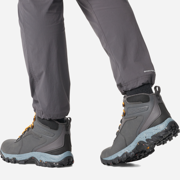 Чоловічі черевики для туризму Columbia Newton Ridge WP Omni-Heat II 2056191089 47 (14US) Темно-сірі (195979730802) - зображення 3