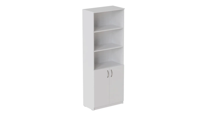 Шафа Анжело Ferrum-decor на 5 полиць з 2 дверима 1900x800x380 ДСП Білий 16 мм (ANG2105) - Фото 1 Шафа Анжело Ferrum-decor на 5 полиць з 2 дверима 1900x800x380 ДСП Білий 16 мм (ANG2105) - зображення 1