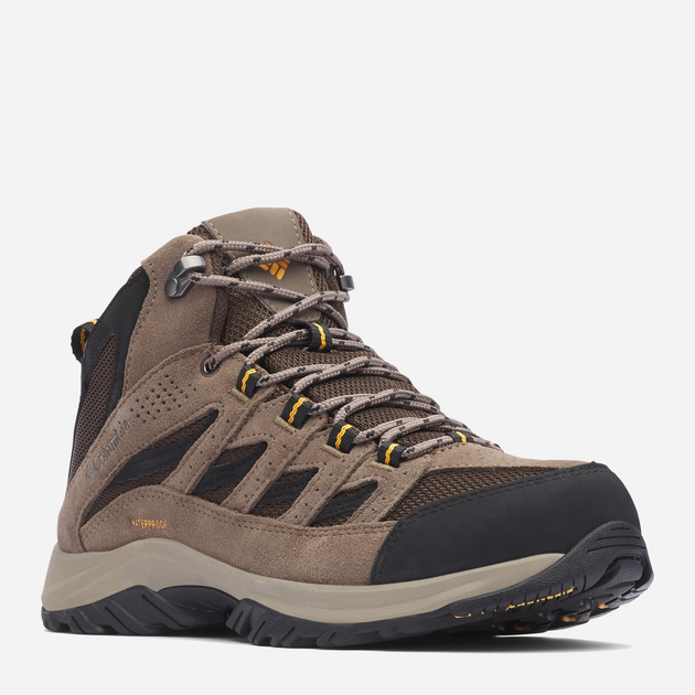 Buty trekkingowe męskie Columbia Crestwood Mid Waterproof 2100641231 47 (14US) Brązowe (195981558791) - obraz 5