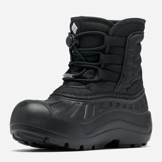 Підліткові зимові чоботи-дутики для хлопчика Columbia Youth Powderbug Snowlite Lace 2103521010 38 (6US) Чорні (195981560701) - зображення 4