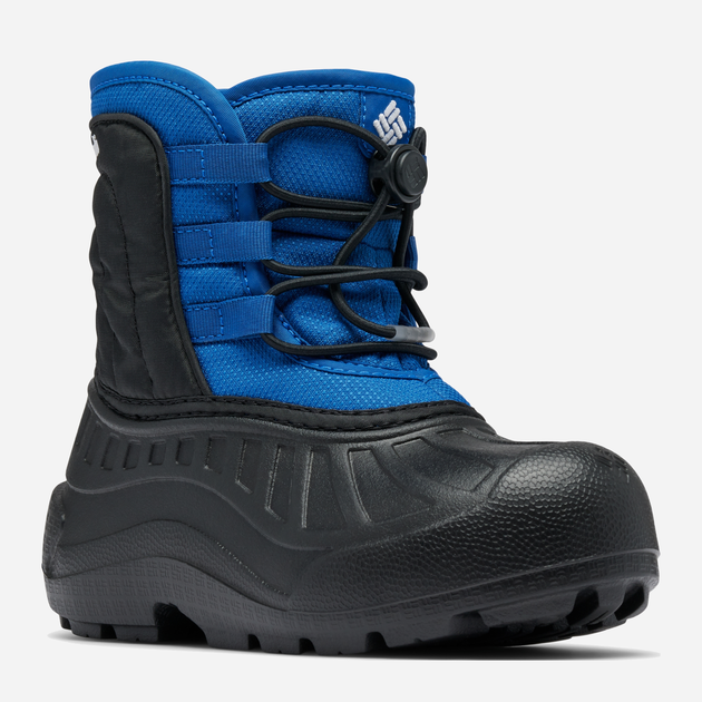 Дитячі зимові чоботи-дутики для хлопчика Columbia Youth Powderbug Snowlite Lace 2103521433 32 (1US) Чорний/Синій (195981560848) - зображення 5