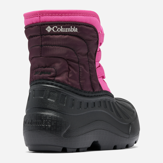 Дитячі зимові чоботи-дутики для дівчинки Columbia Youth Powderbug Snowlite Lace 2103521695 33 (2US) Рожевий/Чорний (195981560756) - зображення 3