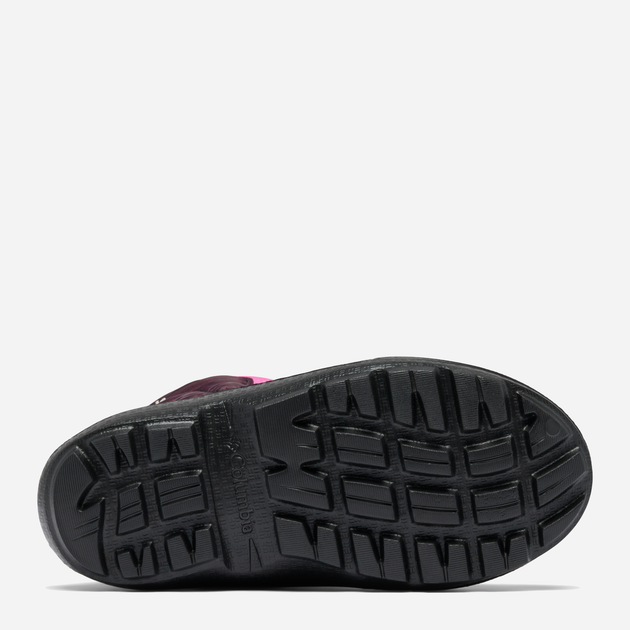 Дитячі зимові чоботи-дутики для дівчинки Columbia Youth Powderbug Snowlite Lace 2103521695 33 (2US) Рожевий/Чорний (195981560756) - зображення 9