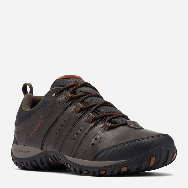 Buty sportowe trekkingowe męskie Columbia Woodburn II Waterproof 1553001232 42 (9US) Brązowy/Czarny (195981594850) - obraz 2