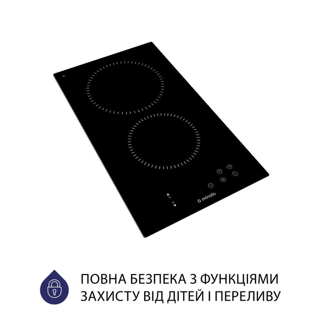 Варильна поверхня електрична Minola MVH 3031 KBL - зображення 4
