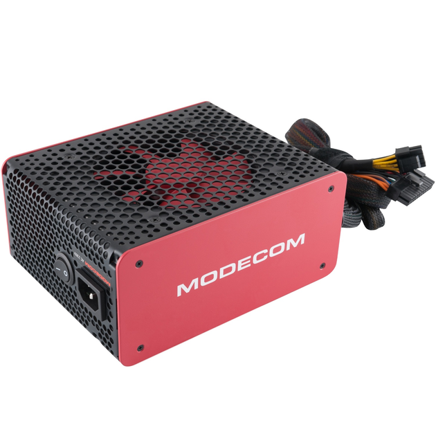 Блок питания для ПК Modecom VOLCANO 650 BRONZE 650W 120mm MODULAR 80+ Bronze Retail Box (ZAS-MC85-SM-650-ATX-VOLCA) - изображение 1