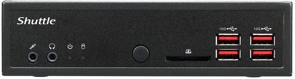 Неттоп Shuttle XPC slim Barebone DH32U5 Black - зображення 4