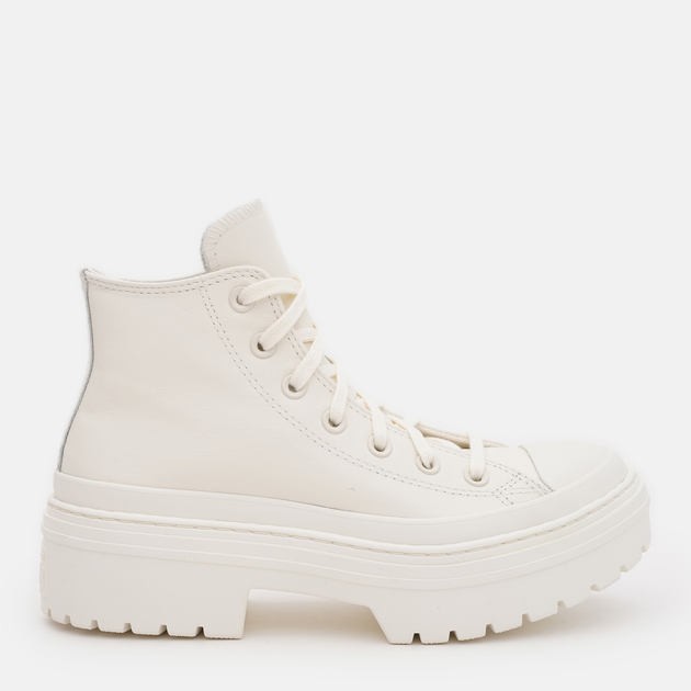 Акція на Жіночі кеди високі Converse Ctas Lugged Heel Hi A10370C 38 (7.5US) 24.5 см Молочні від Rozetka