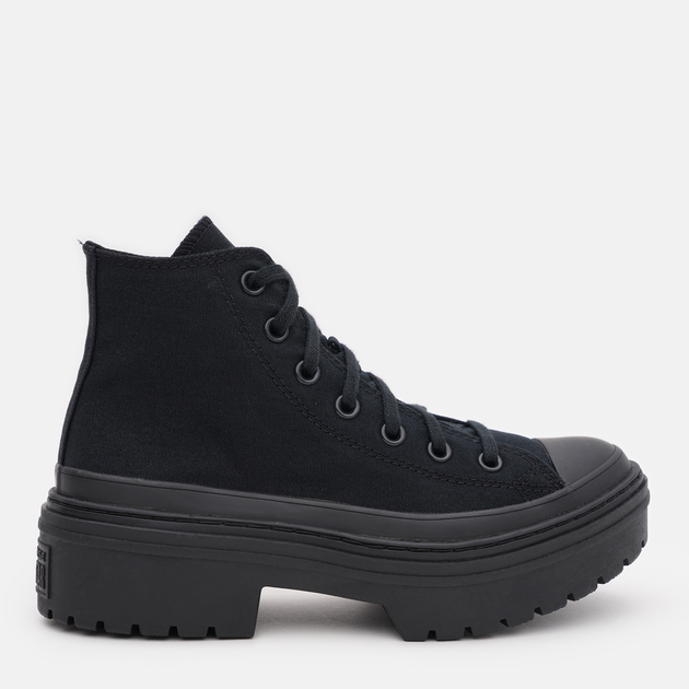 Акція на Жіночі кеди високі Converse Ctas Lugged Heel Hi A11635C 39 (8US) 24.8 см Чорні від Rozetka