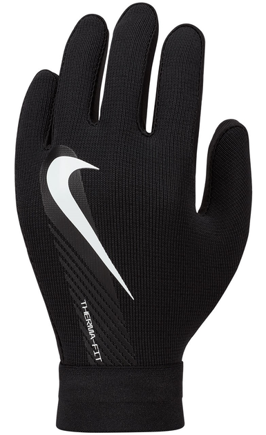 Дитячі футбольні рукавиці Nike Team Therma-FIT Academy DQ6066 010 розмір M Black (0196152803467) - зображення 1