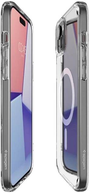 Etui Spigen Crystal Hybrid do iPhone 15 Plus z MagSafe Frost Clear (8809896747721) - obraz 4