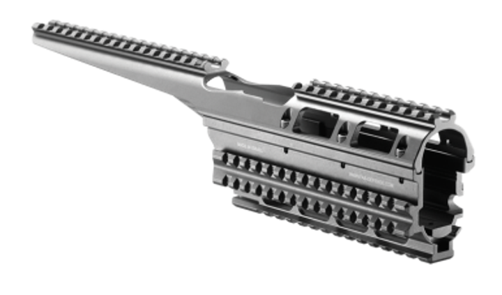 Система планок FAB для AK 47/74, 5 планок, алюминий, черная - изображение 2