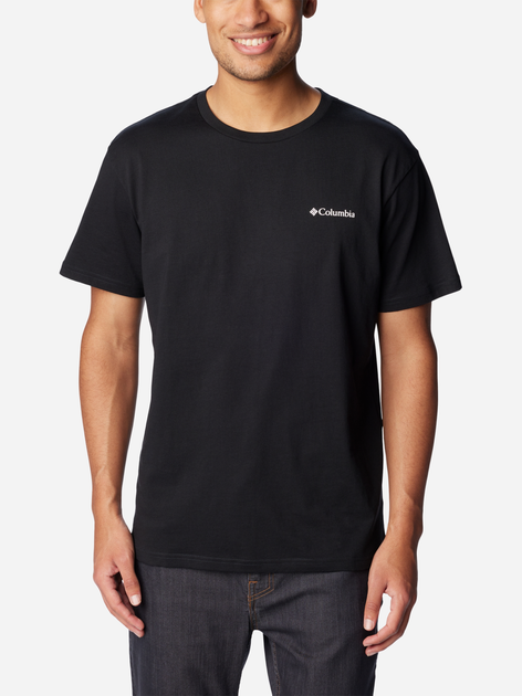 Футболка бавовняна чоловіча Columbia CSC Basic Logo Short Sleeve 1680053022 M Чорна (195978521876) - зображення 1