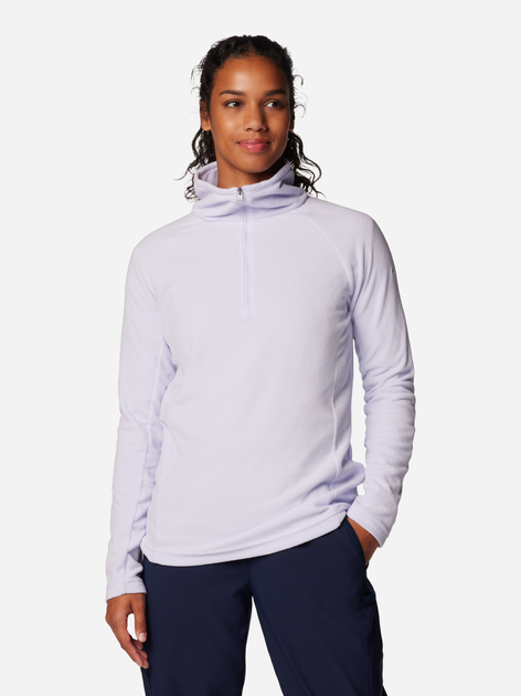 Bluza damska nierozpinana streetwear Columbia Glacial IV 1/2 Zip 1802201581 XS Lawendowa (195981267563) - obraz 1