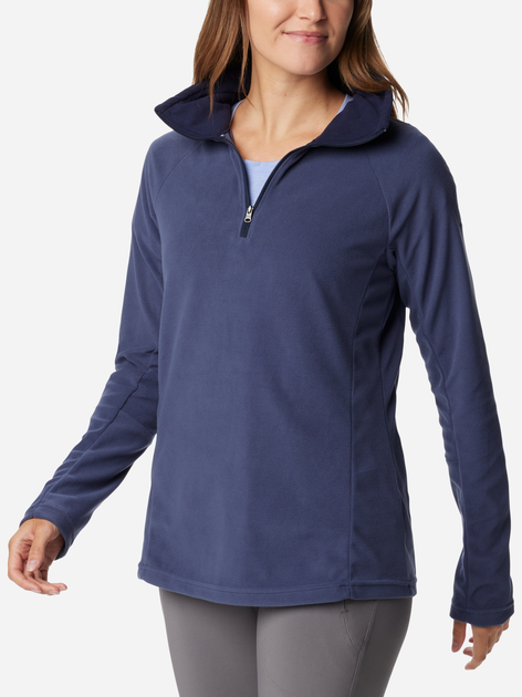 Толстовка без капюшона жіноча Columbia Glacial IV 1/2 Zip 1802201466 XS Темно-синя (192660112619) - зображення 3