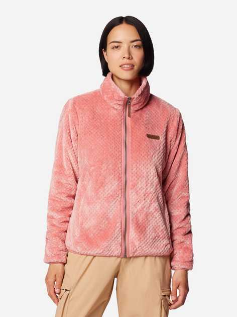 Bluza damska rozpinana streetwear Columbia Fire Side II Sherpa FZ 1819791629 S Różowa (195981016789) - obraz 1