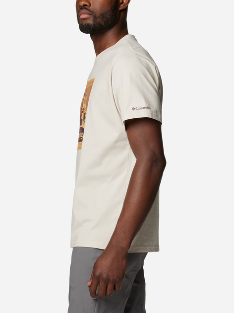 Футболка бавовняна чоловіча Columbia CSC Seasonal Logo Tee 1991036280 S Темно-сіра (195981462319) - зображення 3