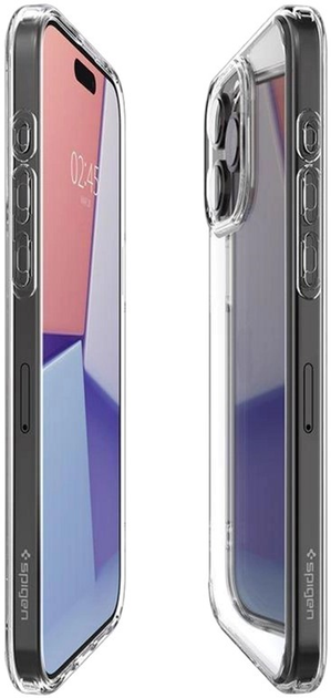 Etui Spigen Crystal Hybrid do iPhone 15 Pro Max Transparent (8809896747554) - obraz 5